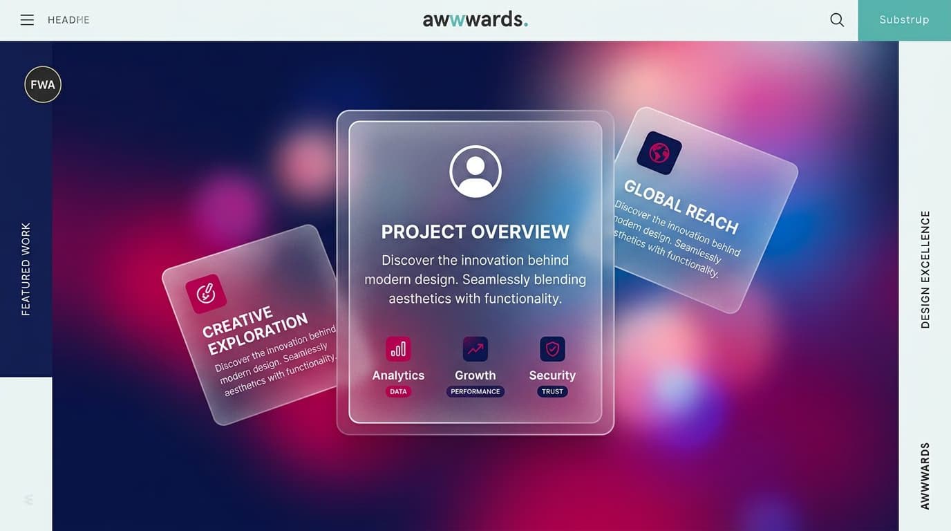 Glassmorphism: il trend UI del 2026 (esempi e quando usarlo)