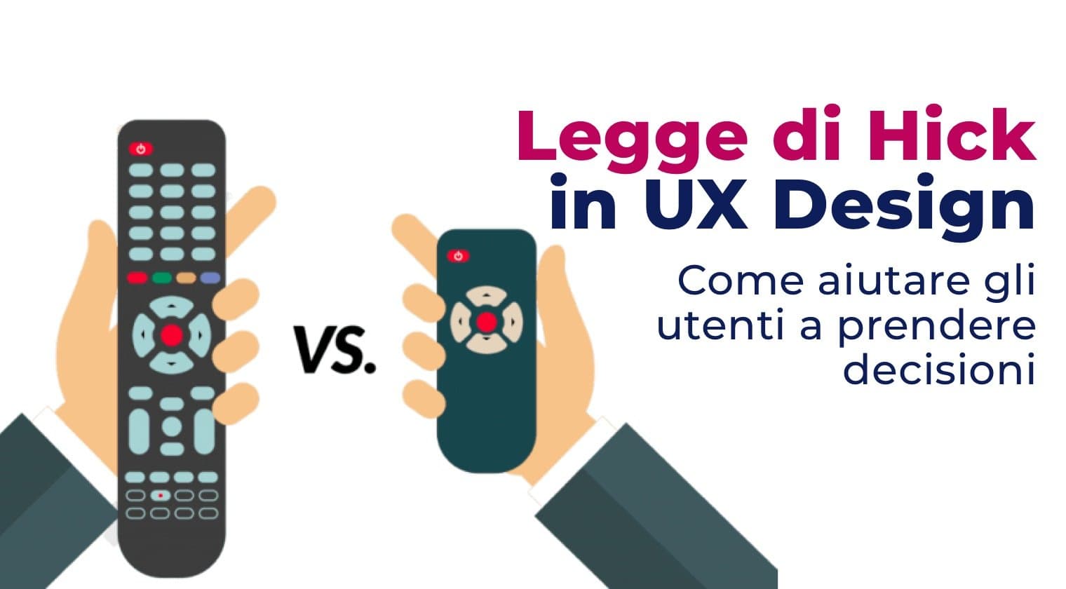 Legge di Hick in UX Design: come aiutare gli utenti a prendere decisioni
