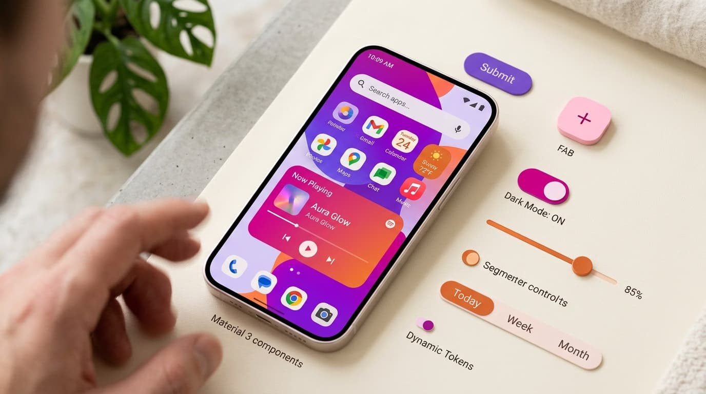Material Design 3: novità, design tokens e quando adottarlo