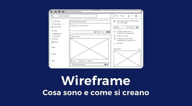Wireframe: cosa sono e come si creano nel 2025