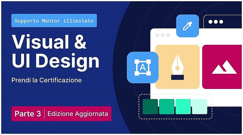 Corso di UI & Visual Design – Edizione Aggiornata — copertina del corso