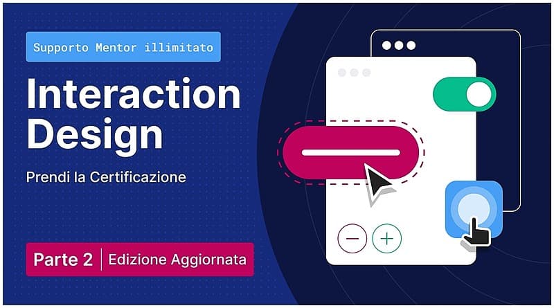 Corso di Interaction Design – Edizione Aggiornata — copertina del corso