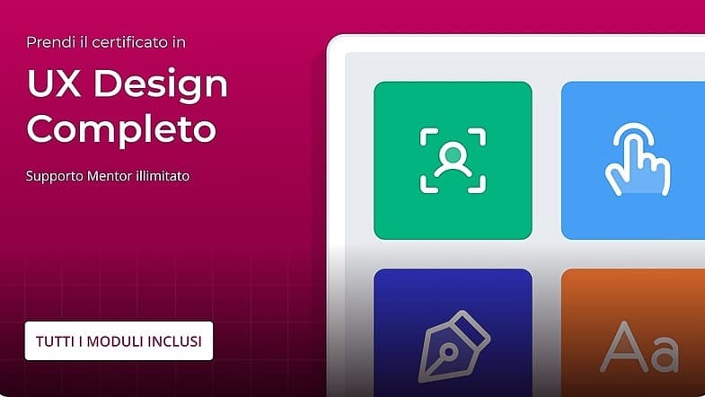 Corso UX Design Completo — Edizione Aggiornata — copertina del corso