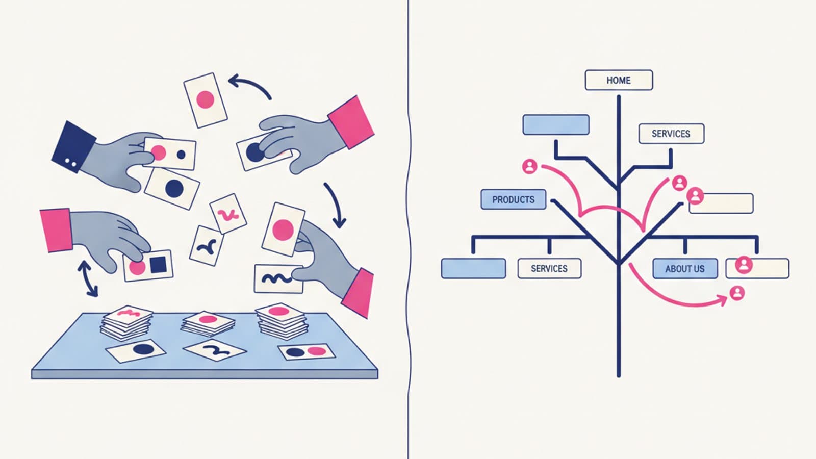 Card Sorting e Tree Testing โ guida pratica ai metodi di information architecture