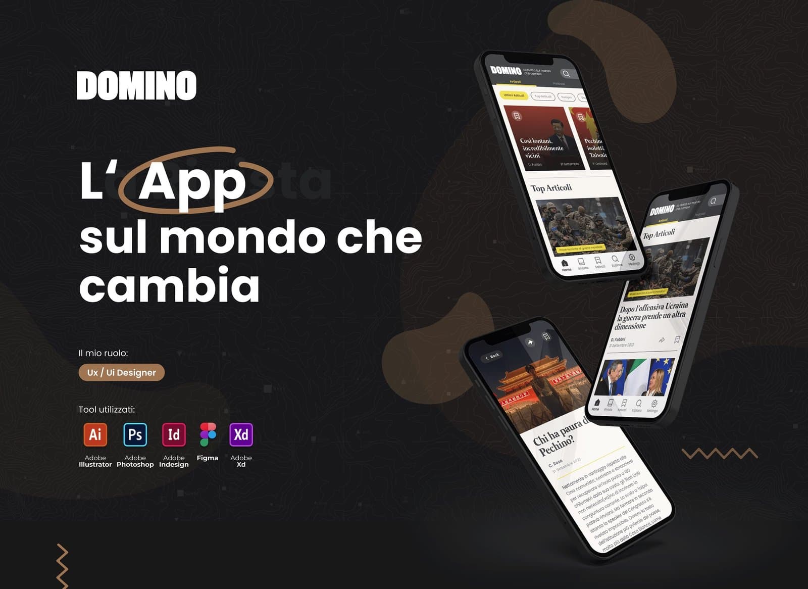 Domino project — The app about a changing world